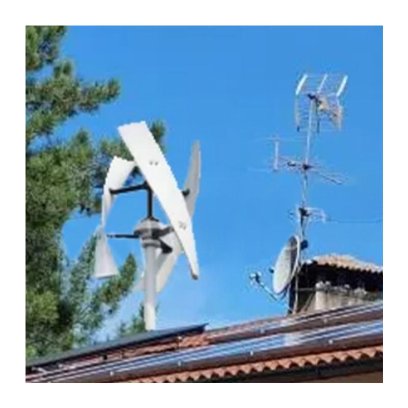 Low Rpm Easy Installation High Output Pitch Control System Vertical Wind Turbine For Home