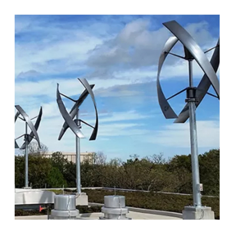 Low Rpm Easy Installation High Output Pitch Control System Vertical Wind Turbine For Home