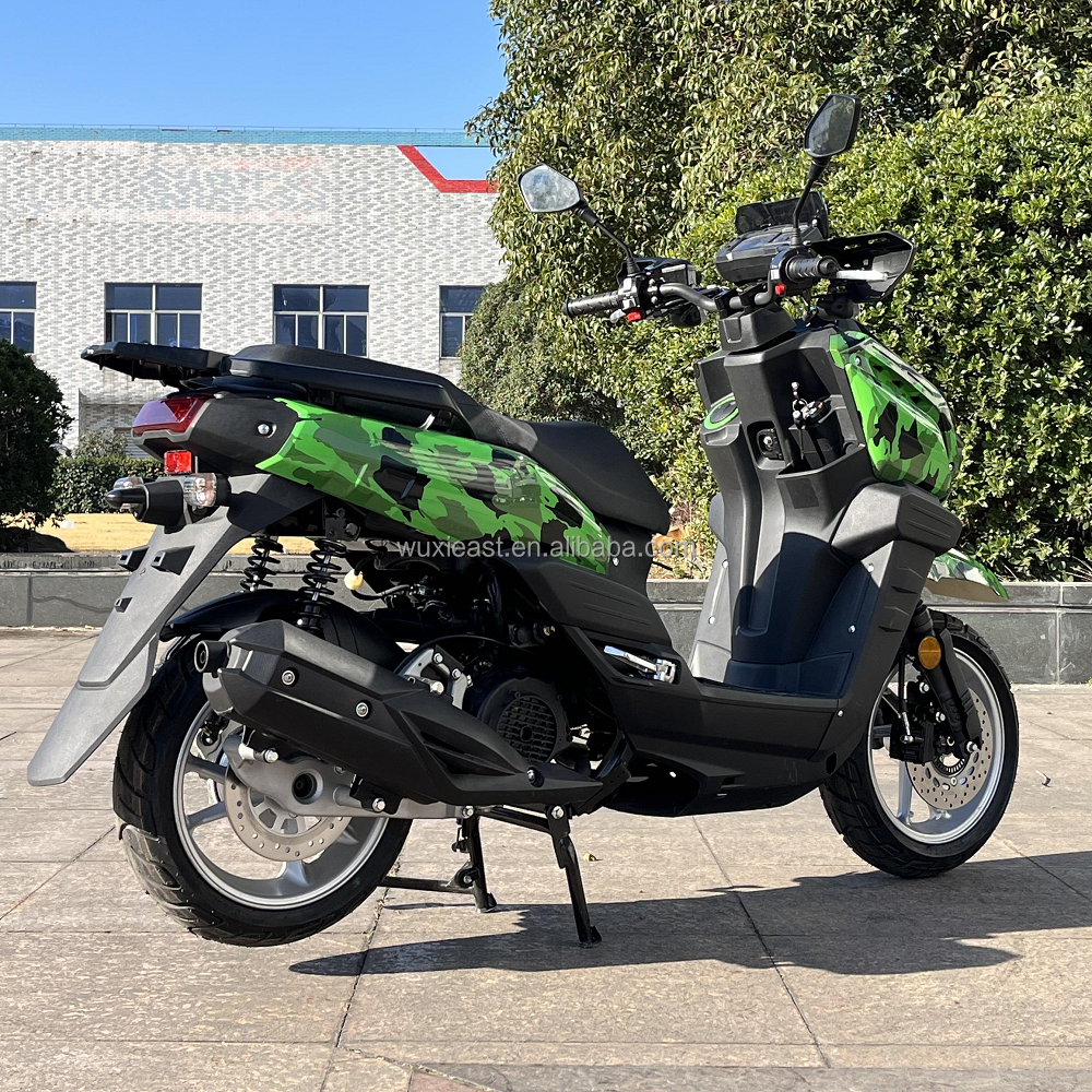 150cc gasoline scooter moto road high speed fast gas motor 1 Cylinder 4 Stroke Front Disc brake 2 Hydraulic Suspension