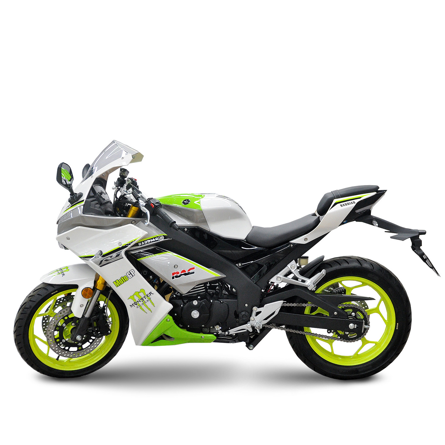 China Manufacturer High Speed Gasoline 400cc high power Adults scooter high speed motorcycles