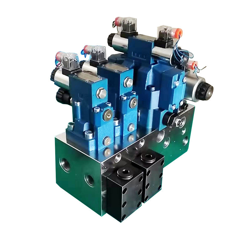 24 GPM 12v DC Hydraulic Solenoid Selector Diverter Valve