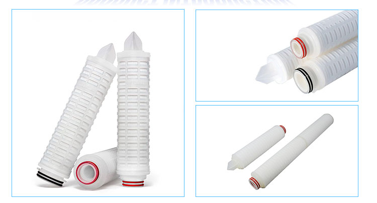 Micron cartridge filter PP pleated membrane filter cartridge with absolute filtration efficiency for wine filtration