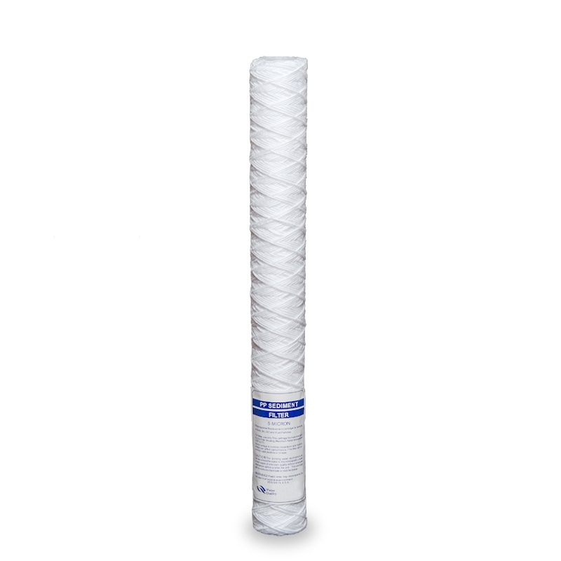 10/20/30/40/50 inch Sediment PP yarn string wind Wound Polypropylene Water Filter Cartridge