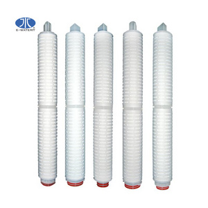 Micron cartridge filter PP pleated membrane filter cartridge with absolute filtration efficiency for wine filtration