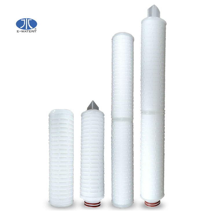 Micron cartridge filter PP pleated membrane filter cartridge with absolute filtration efficiency for wine filtration