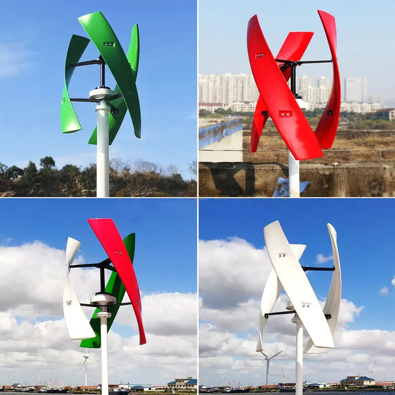 Electromagnetic brake direct drive small vertical wind turbine generators for home use easy installation