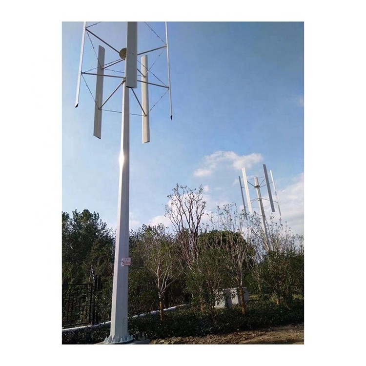 2000w 3000w 1000w 220v 48v 24v aluminum alloy 5 blades 5000 watt vertical wind turbine