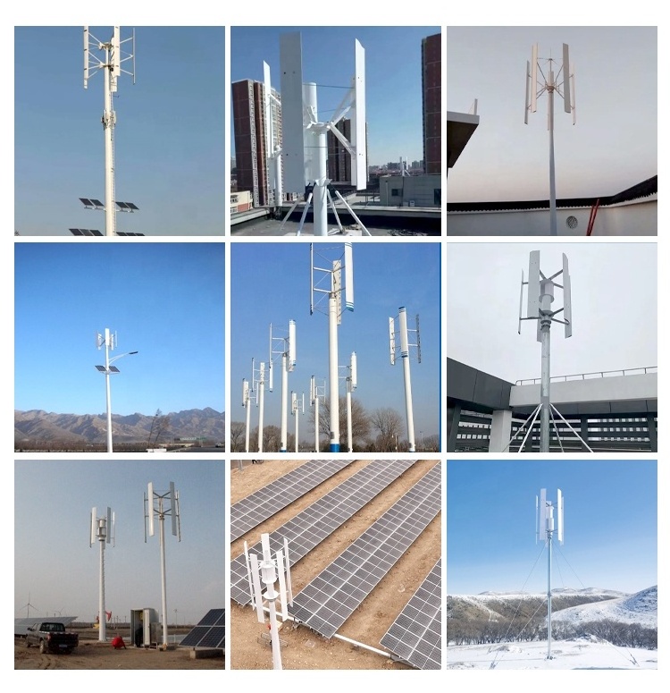 Customized wind turbine generator 2kw 3kw 5kw 10kw 48v 96v 120v 220v vertical wind turbine