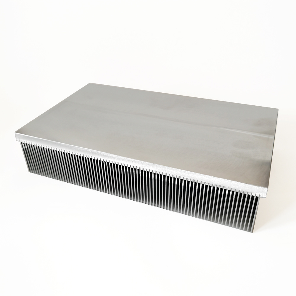 Custom heatsink aluminum bonded fin heat sink 240(W)*50(H)*140(L)mm