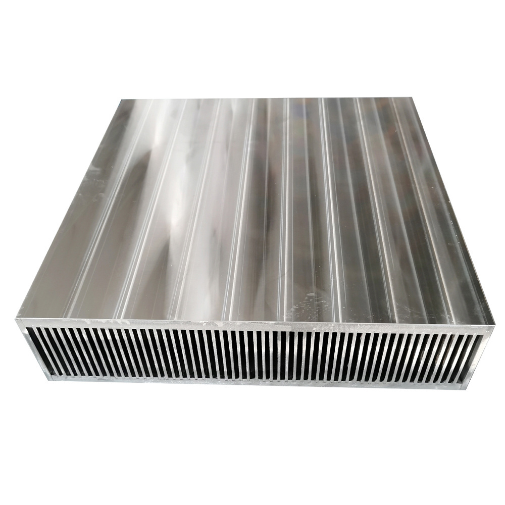 Custom heatsink Large heatsink Bonded fin heat sink made without mold