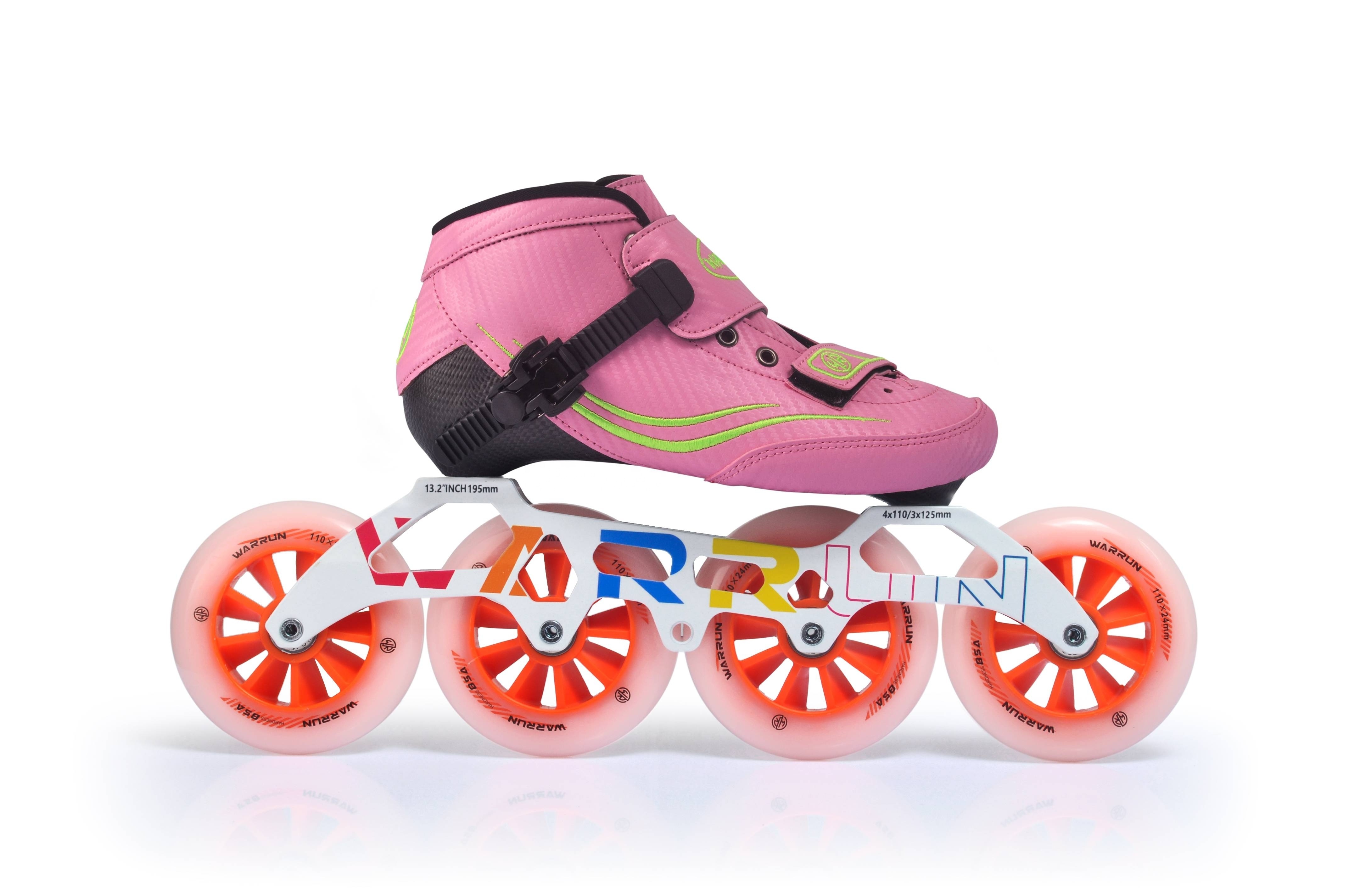 OEM ODM Four Big Wheels Speed Roller patines 4 ruedas inline skates shoes flashing patines en linea for adult