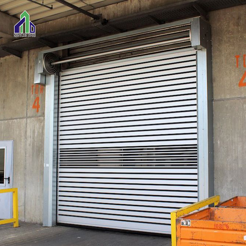 Jianda Fast Rapid Insulated Aluminium Alloy Roller Rolling Shutter High Speed Door/hard Material Spiral Door