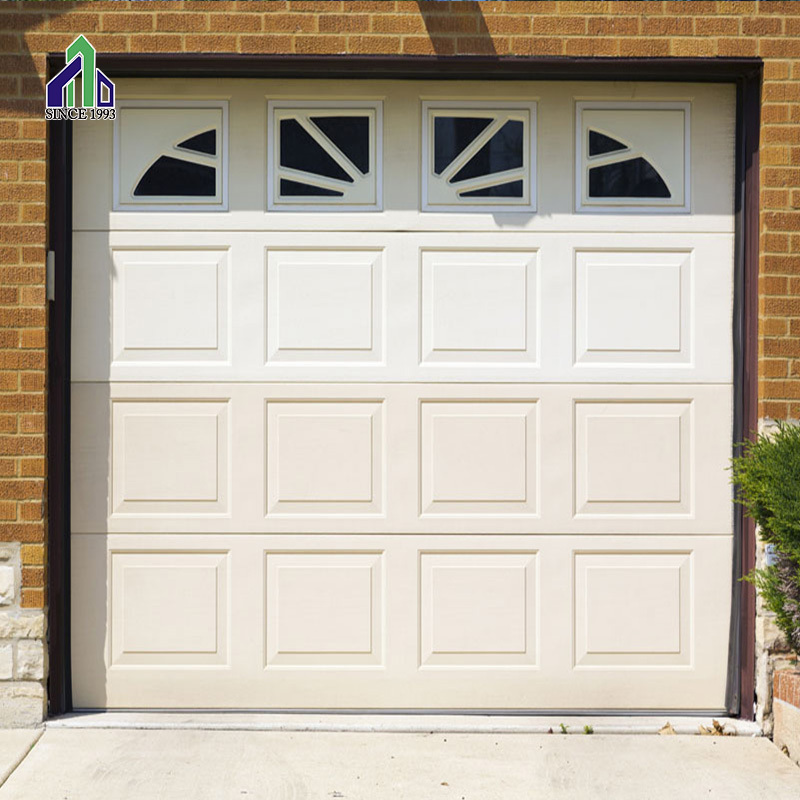 Aluminum Alloy Overhead Lifting Section Gate Garage Door with Electric Remote Control For Villa Residential