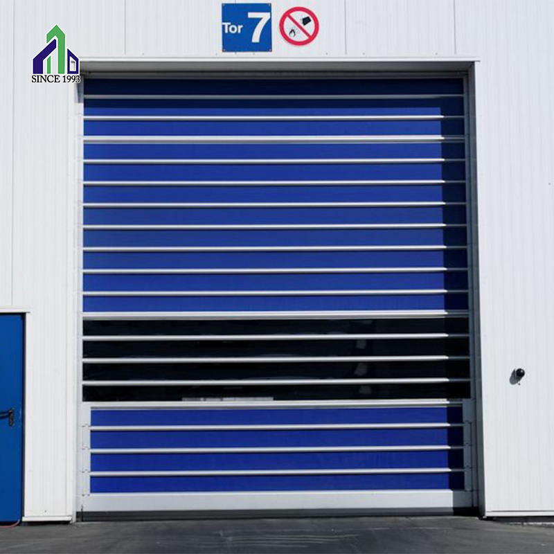 Jianda Fast Rapid Insulated Aluminium Alloy Roller Rolling Shutter High Speed Door/hard Material Spiral Door