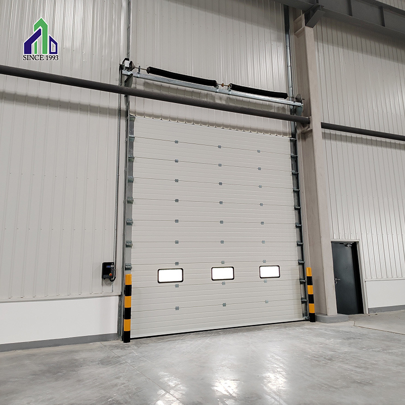 JIANDA Industrial Vertical Sliding Door Warehouse Automatique Sectional Industrial Doors