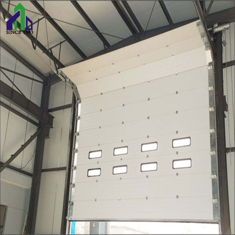 JIANDA Industrial Vertical Sliding Door Warehouse Automatique Sectional Industrial Doors