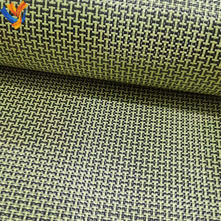 Factory Wholesale I shape Carbon Fiber Aramid Hybrid Fabric for motorcycle parts