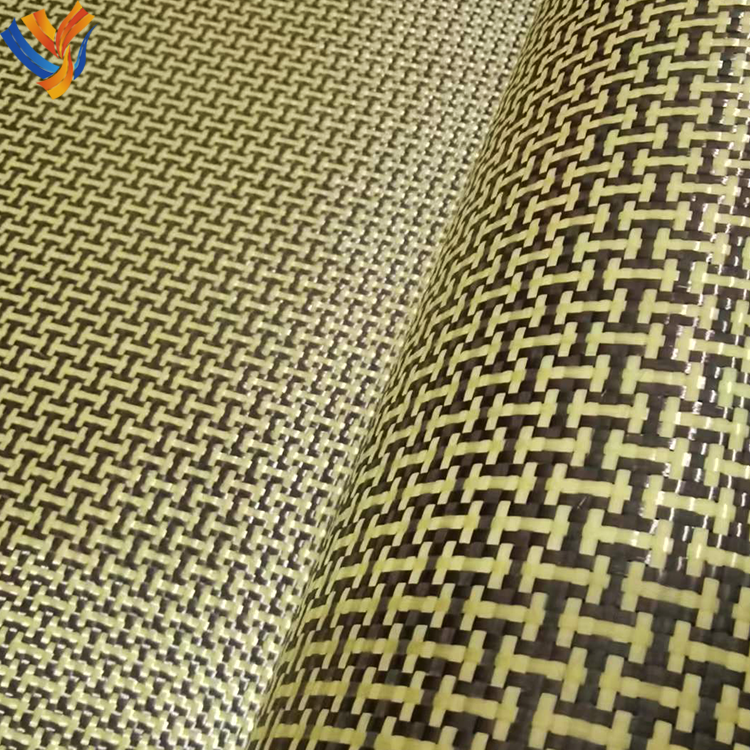 Factory Wholesale I shape Carbon Fiber Aramid Hybrid Fabric for motorcycle parts