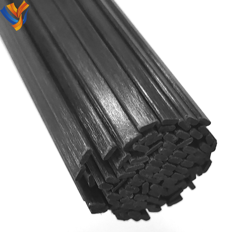 Factory Manufacture Carbon Fiber Pultruded Strips carbon Fiber Flat Bar For Stable constructional Frame