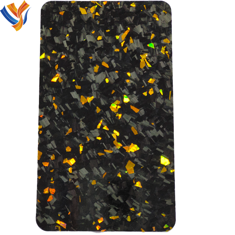 Colorful Carbon Fibre Sheet Black Blue Red Yellow Purple forged colored carbon fiber plate sheet