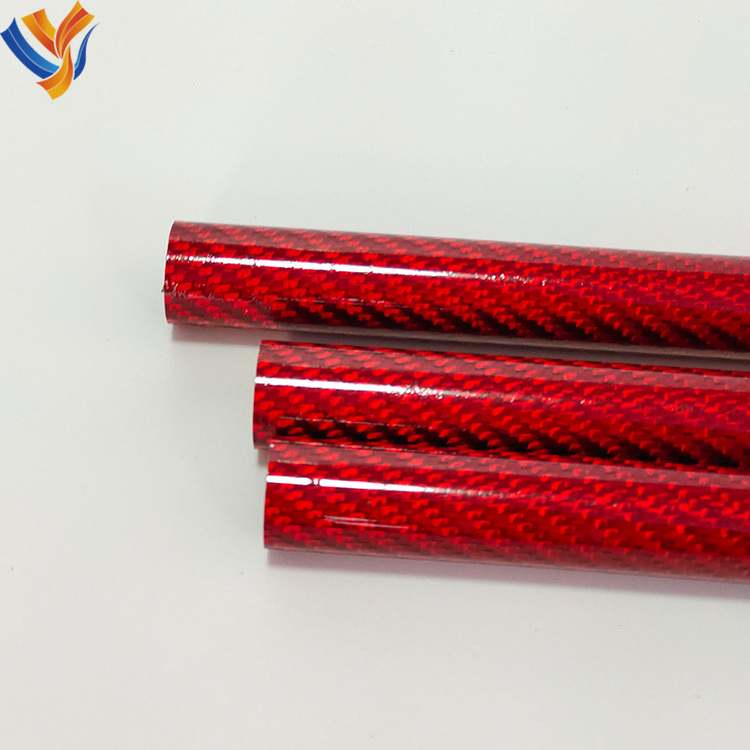 Hot Sale 3K Woven Carbon Fibre Tube 10mm 20mm 30mm 40mm 50mm Carbon Fiber Pipe Tube Pole