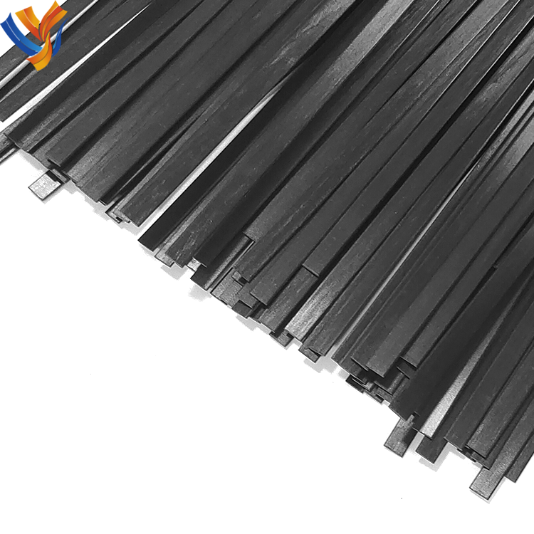 Factory Manufacture Carbon Fiber Pultruded Strips carbon Fiber Flat Bar For Stable constructional Frame