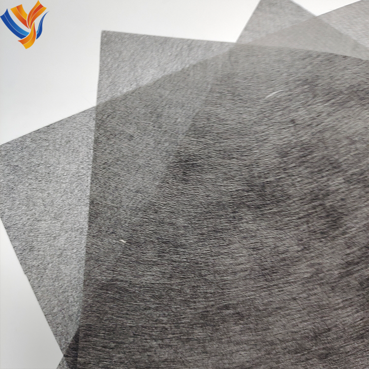 Factory Wholesale Corrosion Resistance Carbon Fibre Tissue  mat 10g 20g 30g 50g 80g Black carbon Fiber Surface Tissue Veil