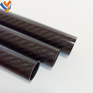 Hot Sale 3K Woven Carbon Fibre Tube 10mm 20mm 30mm 40mm 50mm Carbon Fiber Pipe Tube Pole