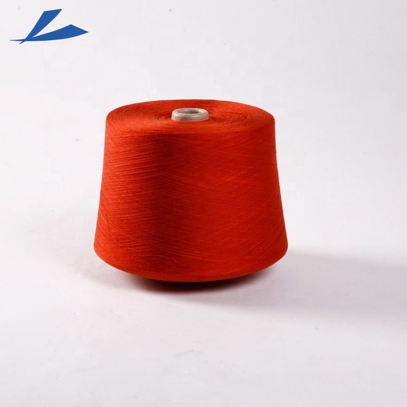 Waxed Virgin Polyester viscose Ring Spun Yarn 30/1with best price for knitting