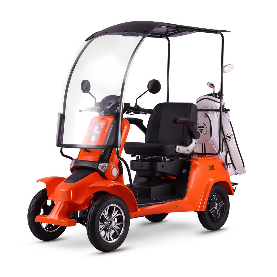 4 seater golf cart with gas or electric power