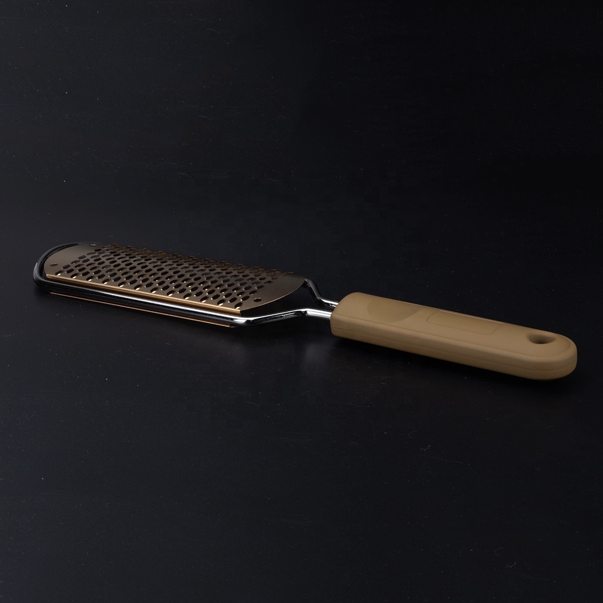 Wholesale Professional Metal Dead Skin Pedicure Rose Gold Stainless Steel Scraper Rasp Scrubber Foot File Callus Remove for Feet