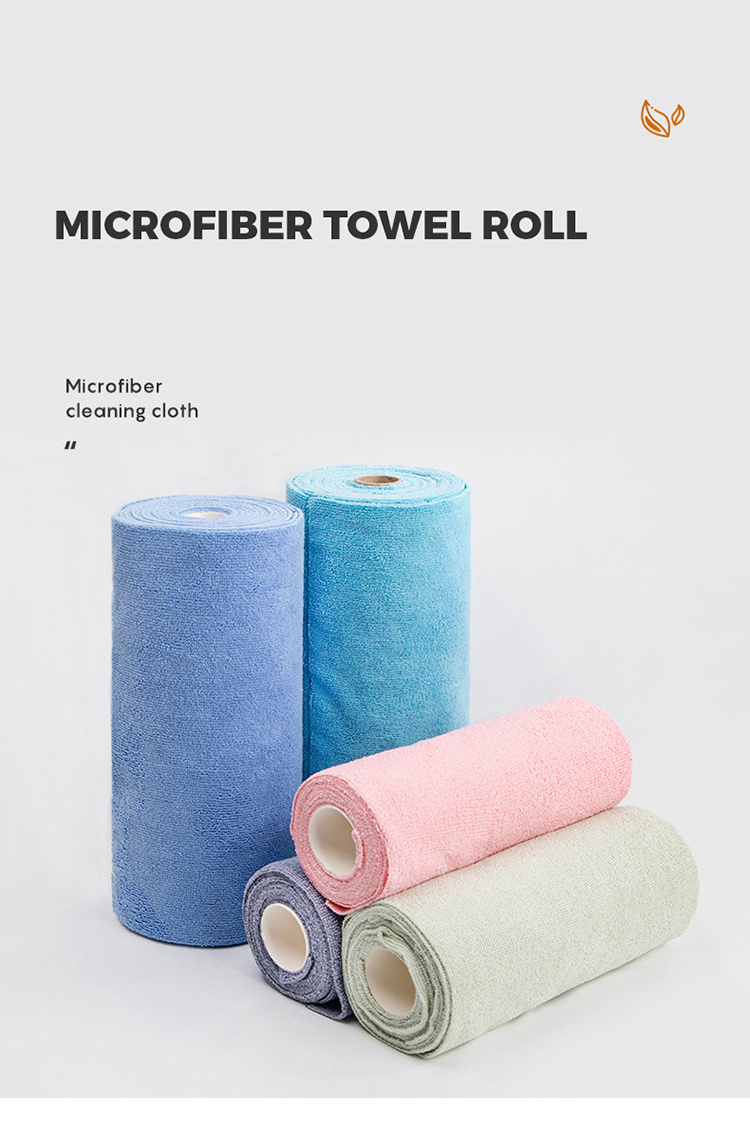 Reusable Strong Absorption Kitchen Towel Quick Dry Dish Rags Microfiber Cleaning Cloths Lint Free Disposable Cleaning Cloth