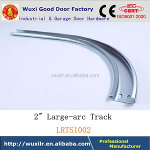 Factory Hot Selling Garage Door Hardware Galvanized 2"-3" Large Curve Track