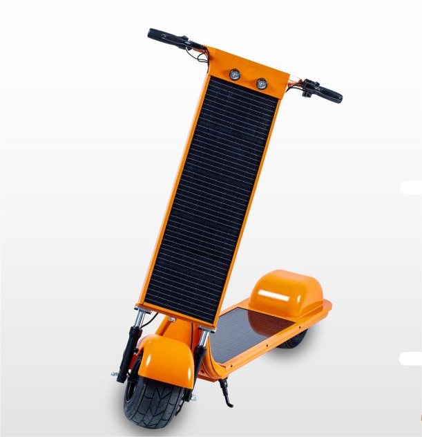 New Weak Light Tech Anti-impact Waterproof hot sale 350wt adults solar powered electric scooters solar scooter With Solar Panels