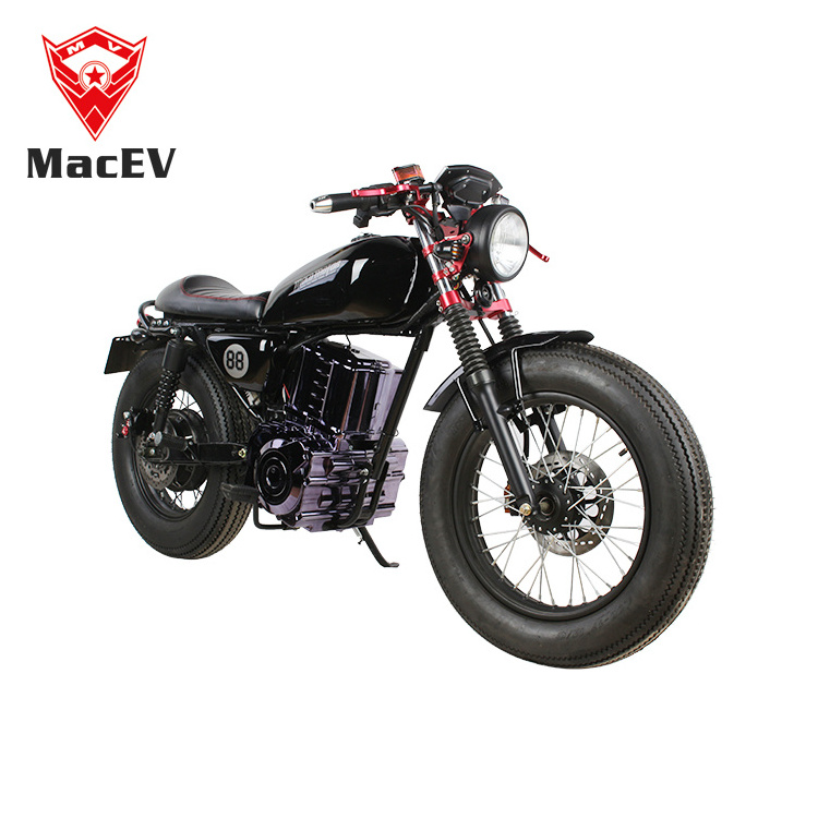 Wholesale Wuxi MacEV retro cg electirci scooter cg model electric motorcycle 1500w 2000w for adults