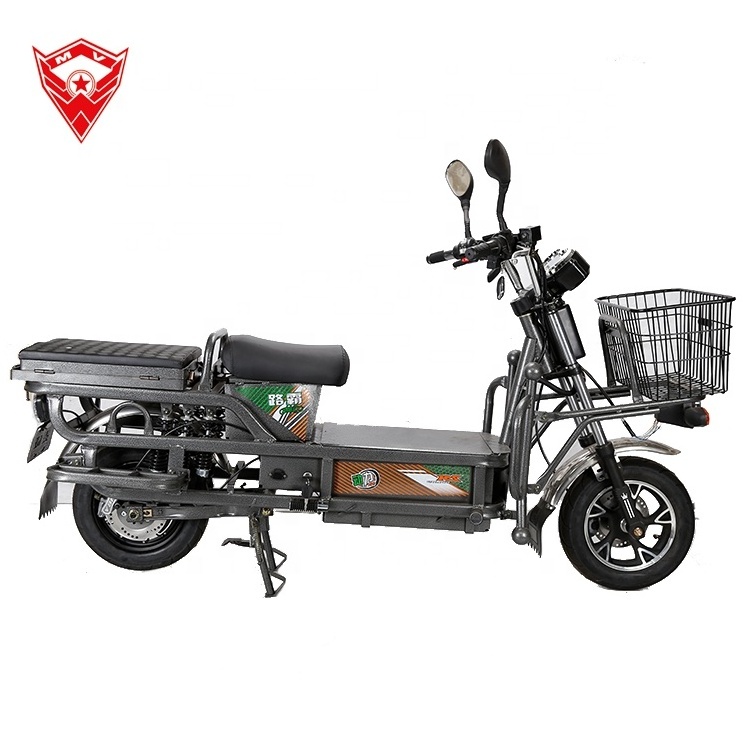 Heavy load electric scooter cargo bike 1000w lead acid battery with charger 45km/h speed