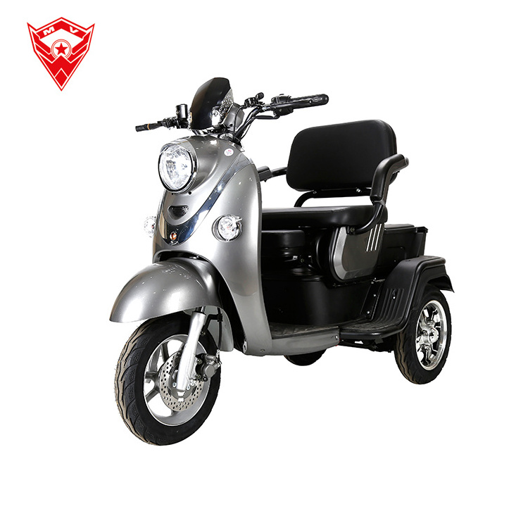 Hot Sell Three Wheels Handicapped Mobility Scooter Motorized Motorcycle Electric Tricycle for adults