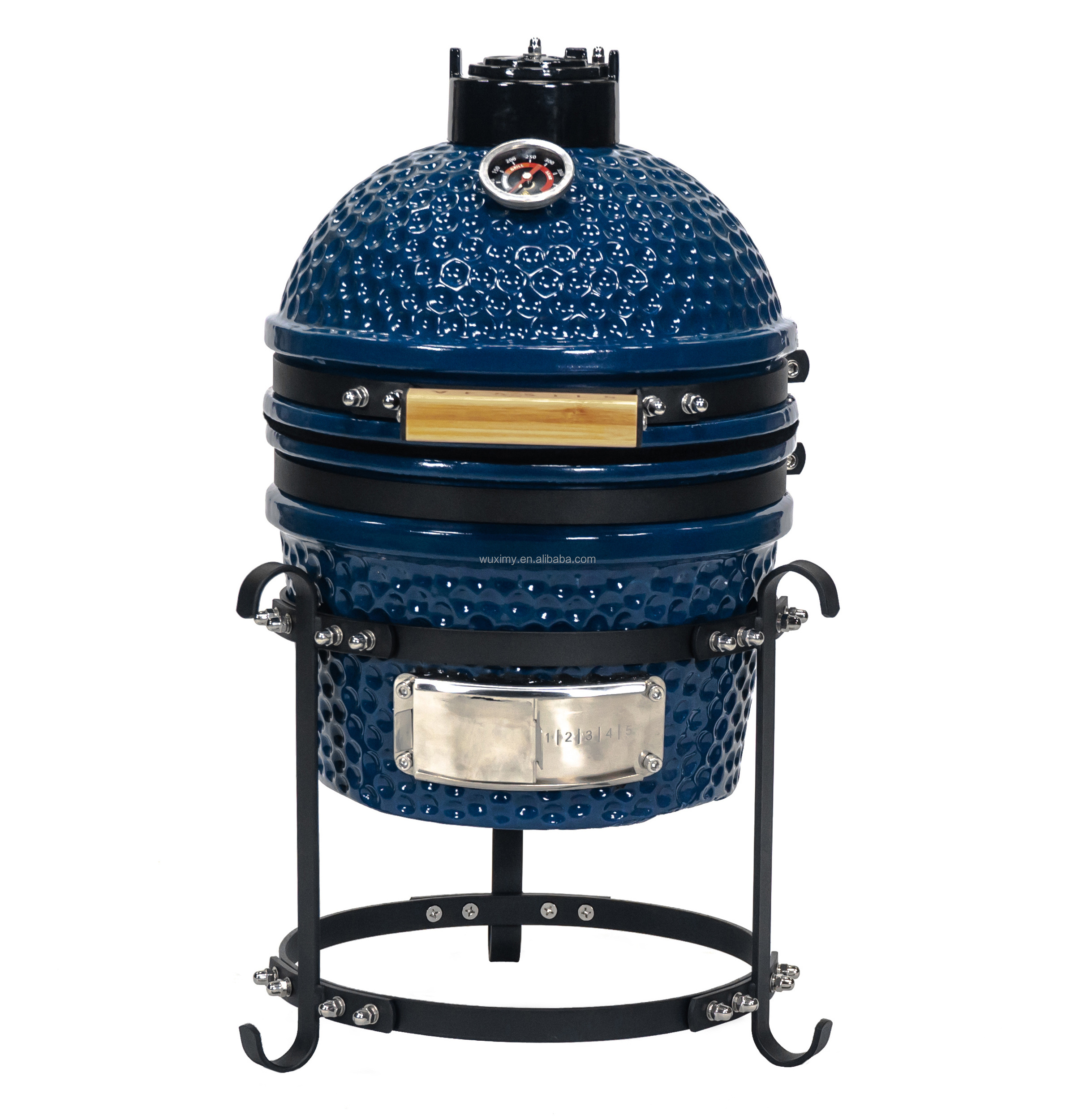 Offset Barbecue Smokers Heavy Duty Barbeque Grill Charcoal Outdoor Garden Patio Ceramic BBQ Smoker Oven