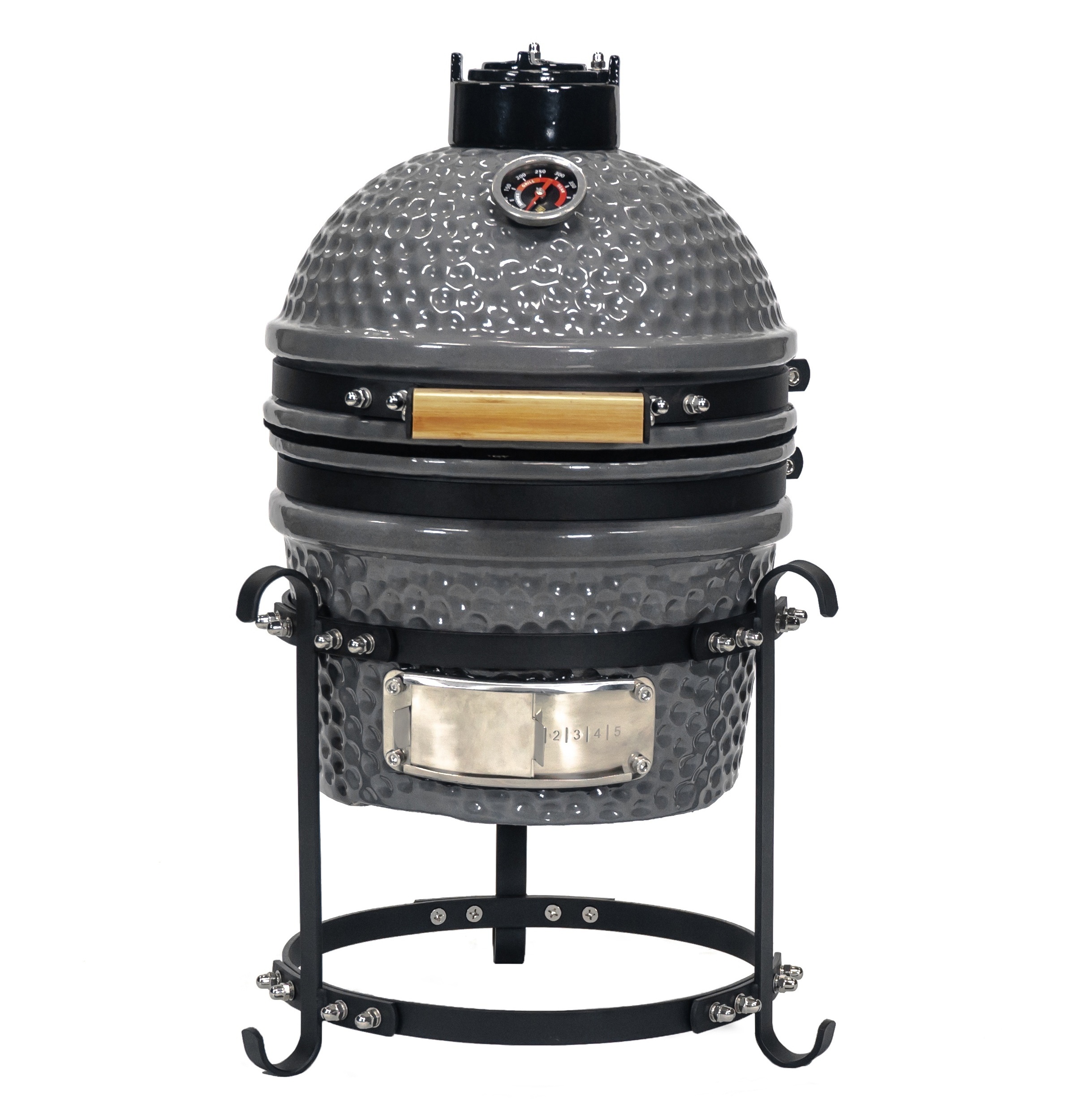 Offset Barbecue Smokers Heavy Duty Barbeque Grill Charcoal Outdoor Garden Patio Ceramic BBQ Smoker Oven