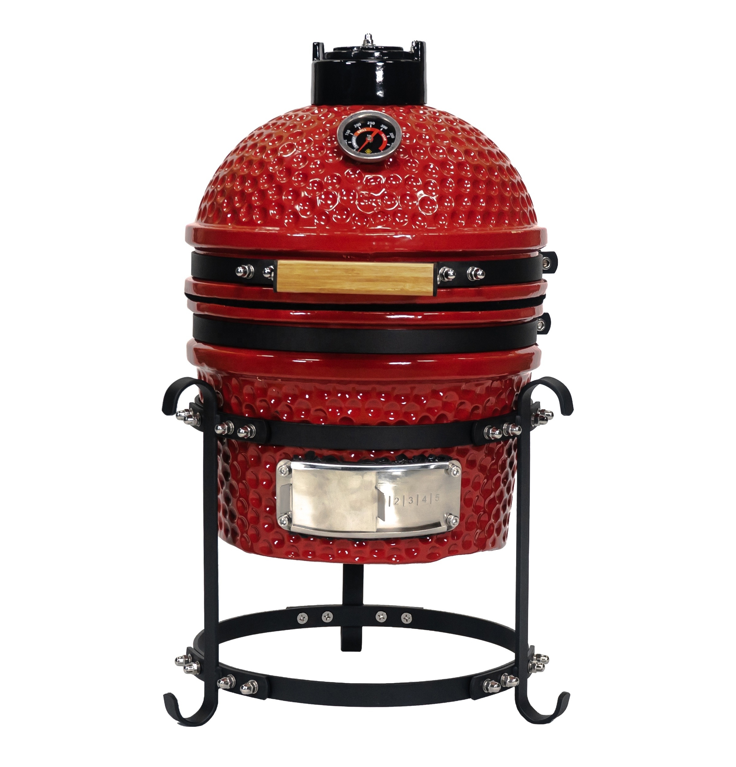 Offset Barbecue Smokers Heavy Duty Barbeque Grill Charcoal Outdoor Garden Patio Ceramic BBQ Smoker Oven