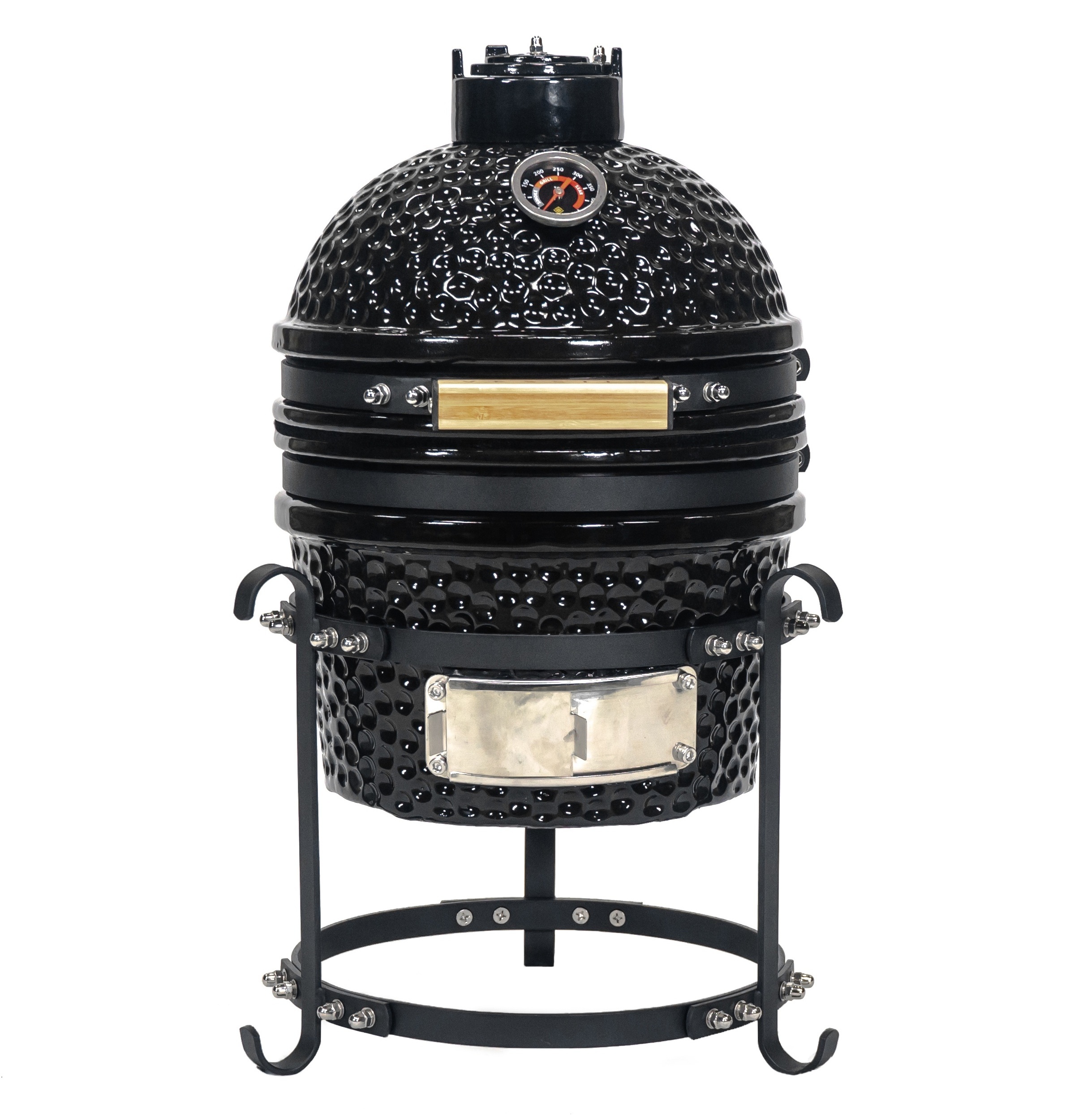 Offset Barbecue Smokers Heavy Duty Barbeque Grill Charcoal Outdoor Garden Patio Ceramic BBQ Smoker Oven