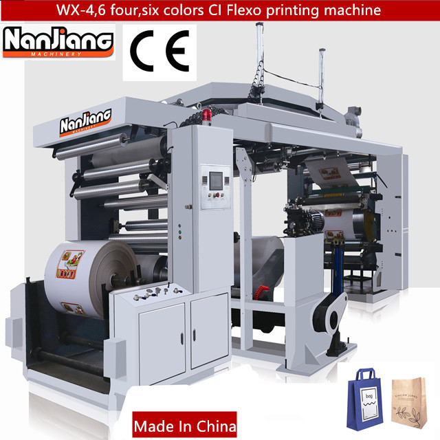 WX-4/6 CI Flexo Printing machine for paper bags