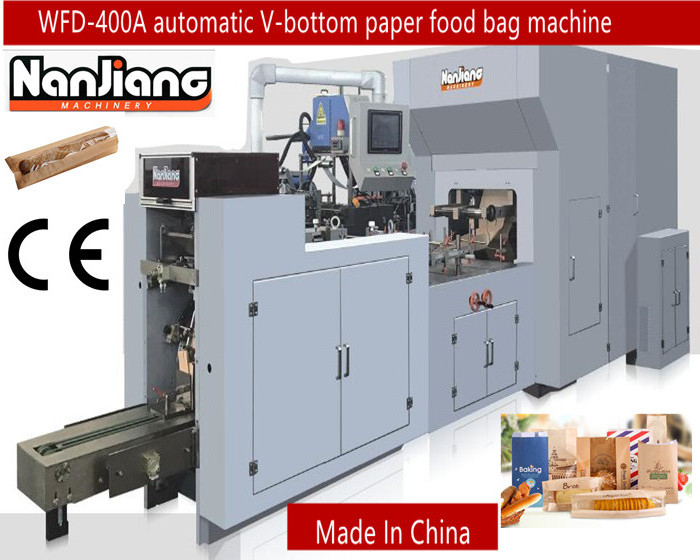 WFD-400A Automatic V-bottom high speed groceries paper bag machine