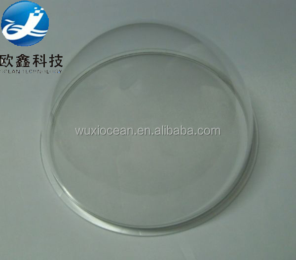 Customized acrylic color domes large plastic domes