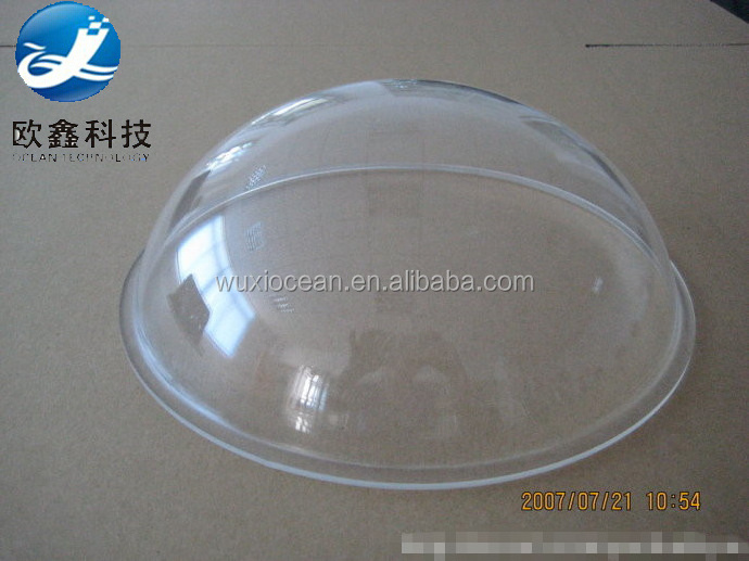 Customized acrylic color domes large plastic domes