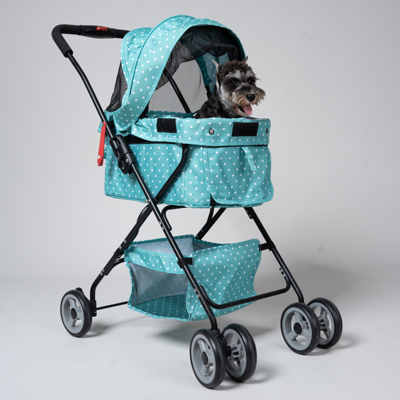 Wholesale Luxury Pet Stroller Dog Carrier 4 Wheels Pet Dog Stroller For Travel