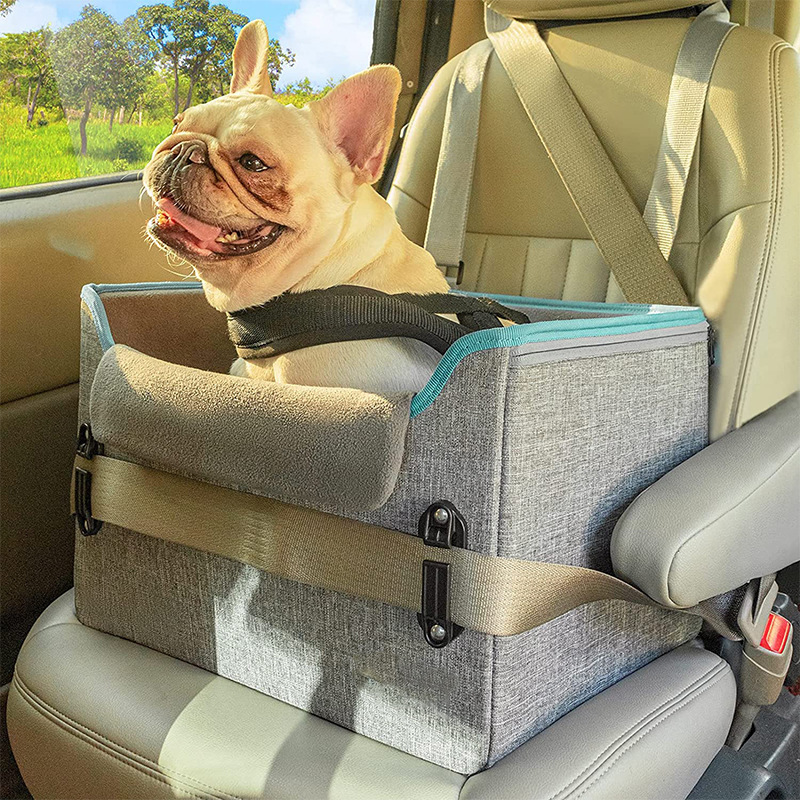 waterproof pet extra stable car seat carrier shanghai jinwang  dog car seat near wheel for small & medium folding dogs