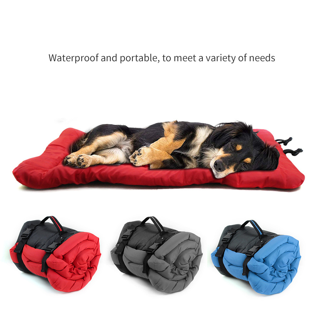 Popular Pet Travel Detachable handmade Portable Summer Waterproof Foldable Dog Bed Cooling Mat Pet Mat