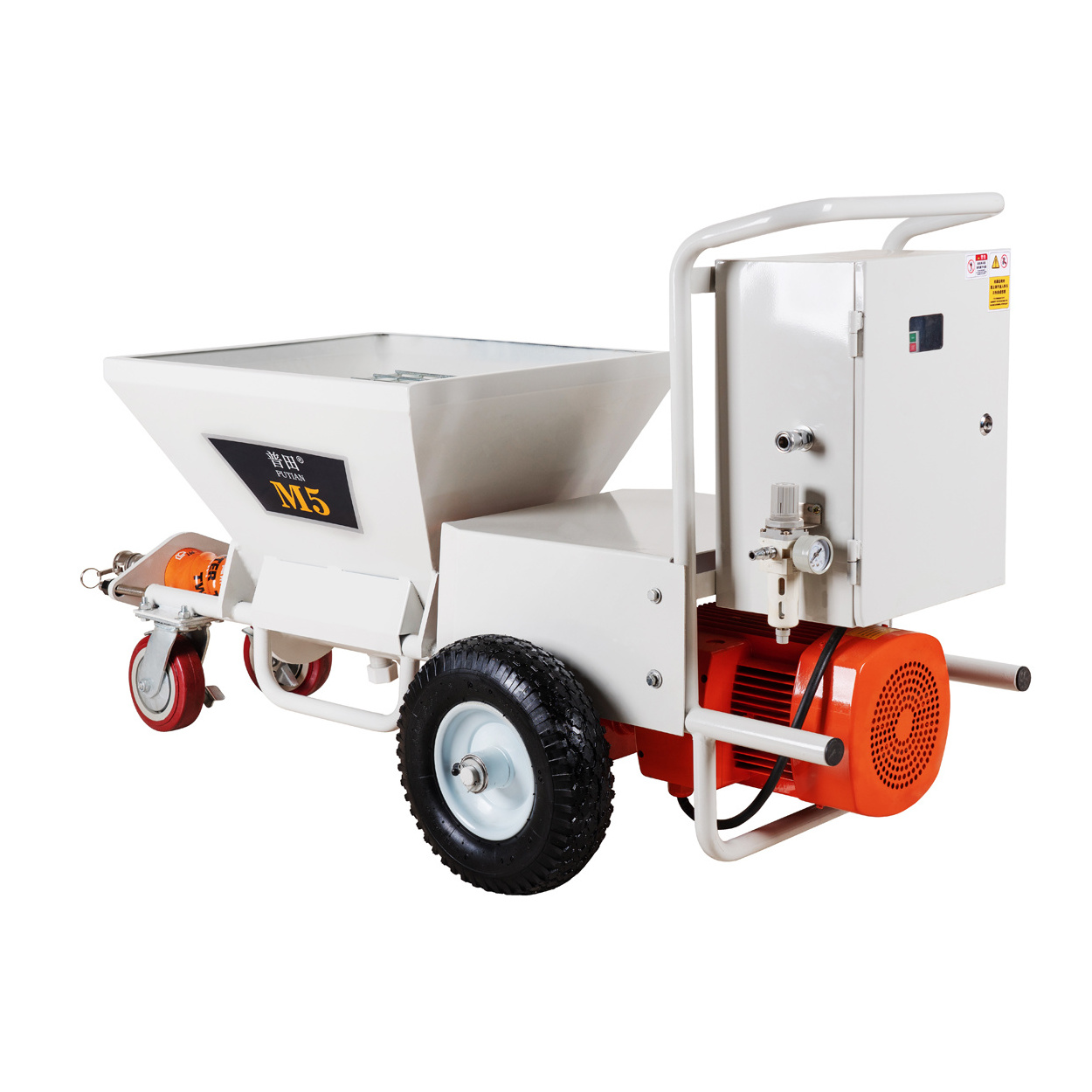 PTM5 Wall Mortar Cement Spray Plaster Machine For Construction