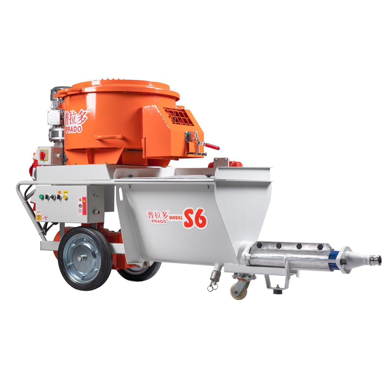 PTS6P Putty Machine Dry Mixed Mortar Putty Gypsum Plaster Spraying Machine/automatic Plastering Machine